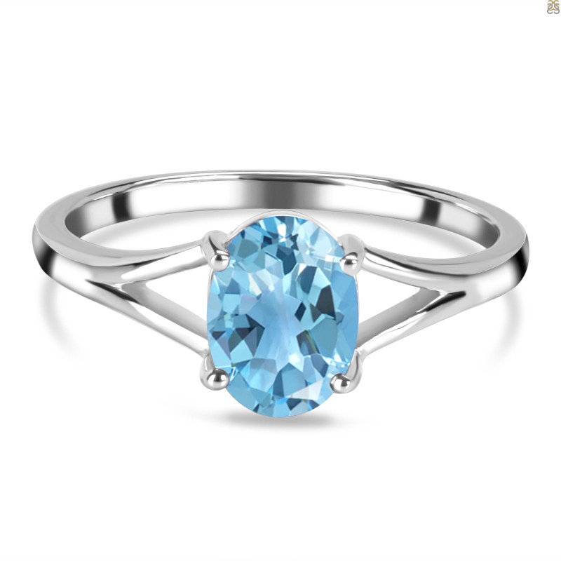 Blue Topaz Ring BTZ-RDR-1908.
