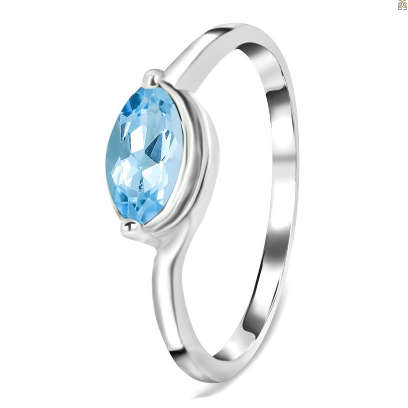 Blue Topaz Ring