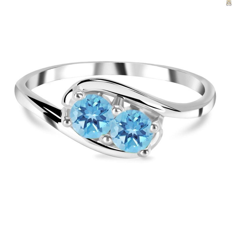 Blue Topaz Ring BTZ-RDR-20.