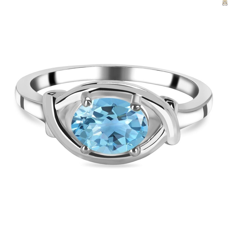 Blue Topaz Ring BTZ-RDR-23.