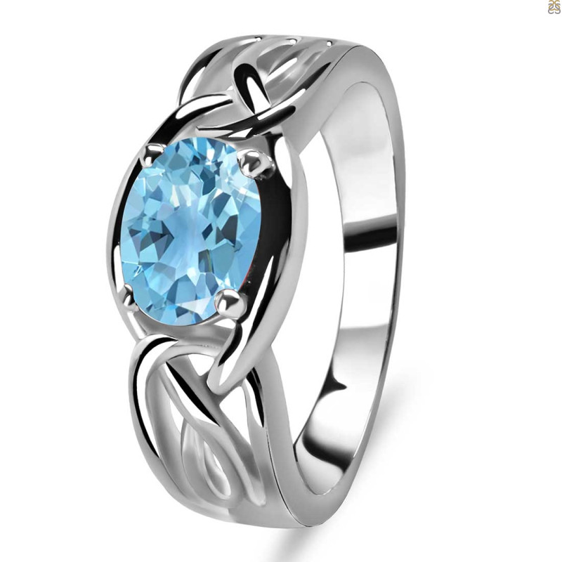 Blue Topaz Ring