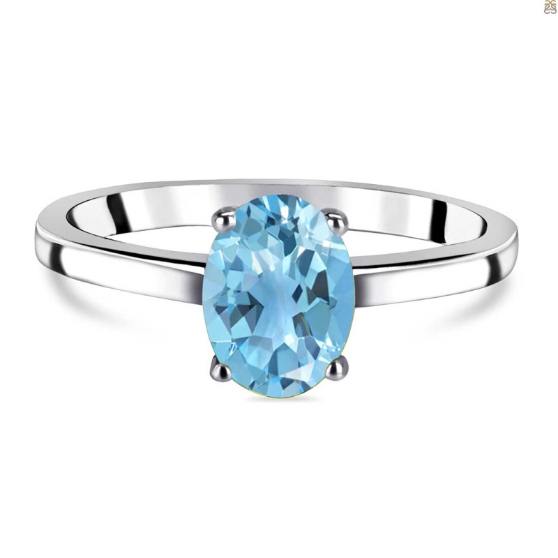 Blue Topaz Ring BTZ-RDR-249.