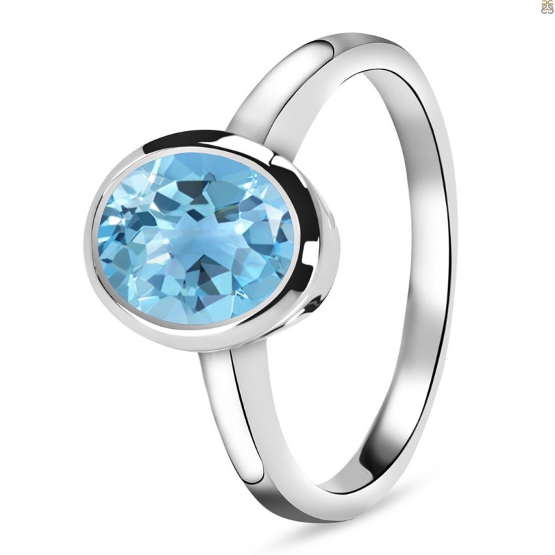 Blue Topaz Ring