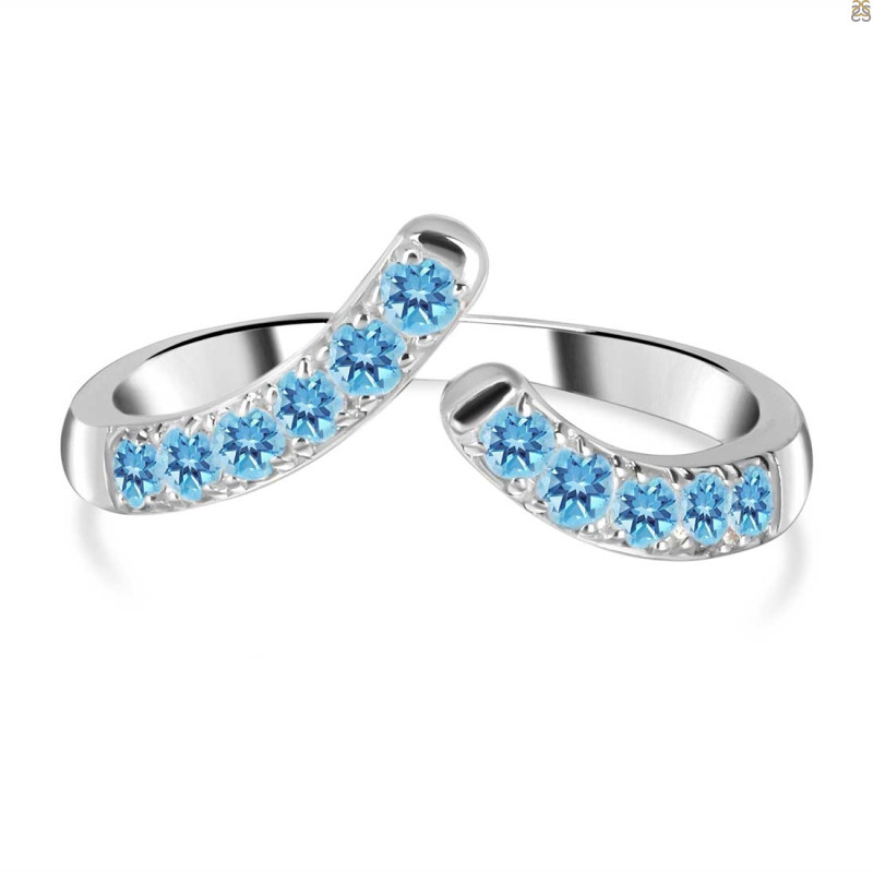 Blue Topaz Ring BTZ-RDR-2525.