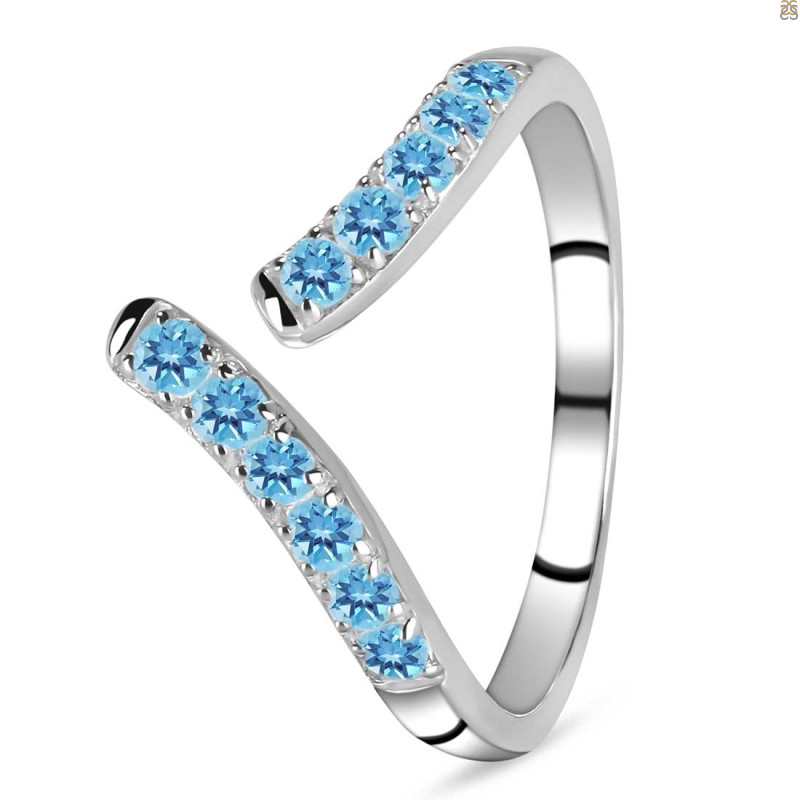 Blue Topaz Ring