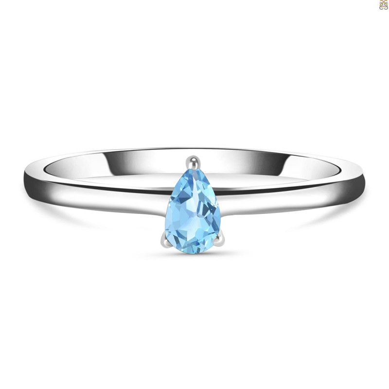 Blue Topaz Ring BTZ-RDR-2530.