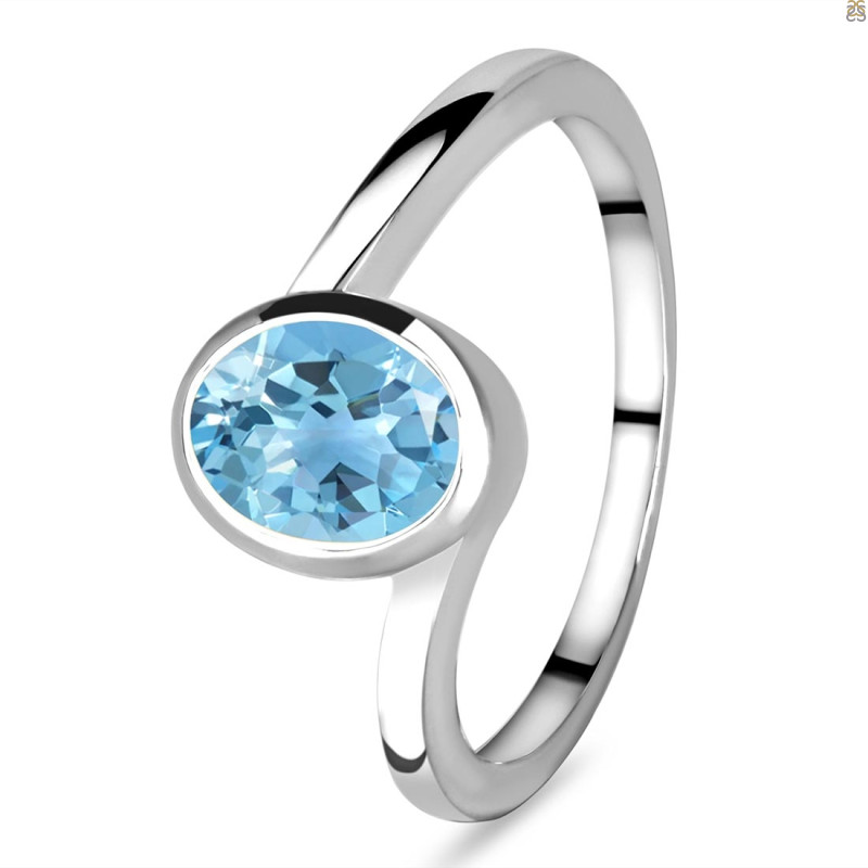 Blue Topaz Ring