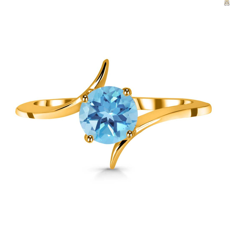 Blue Topaz Ring BTZ-RDR-348.