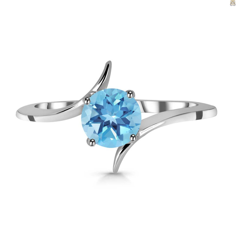 Blue Topaz Ring BTZ-RDR-348.