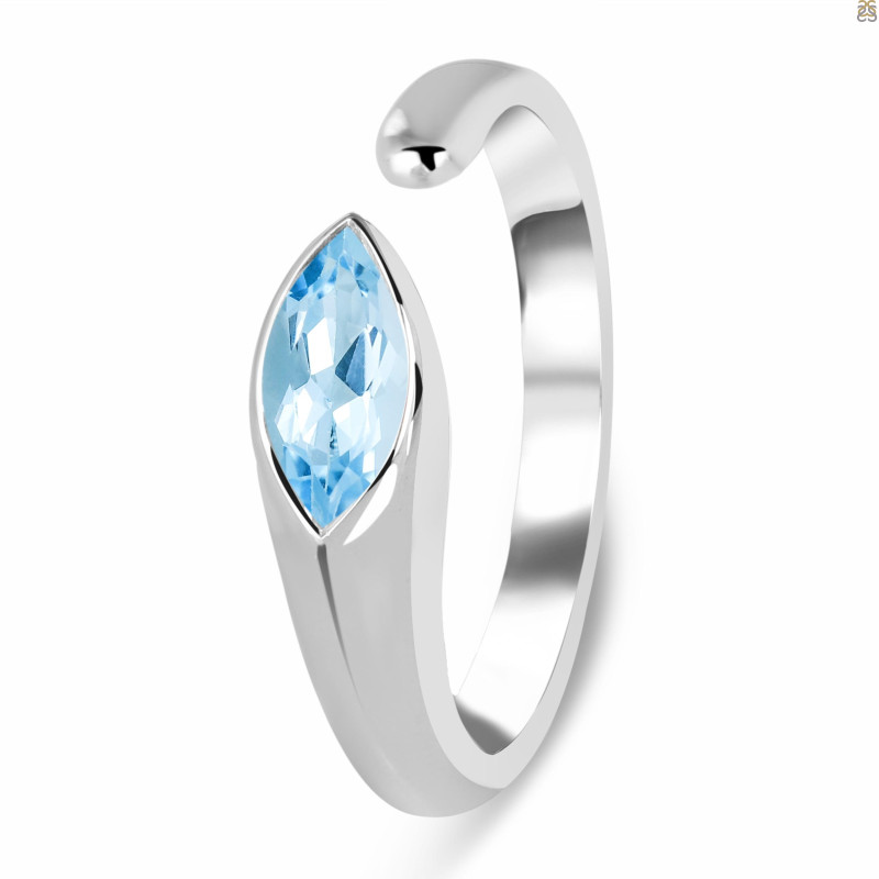Blue Topaz Ring