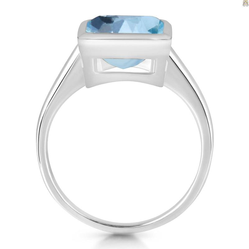 Blue Topaz Ring BTZ-RDR-1752.