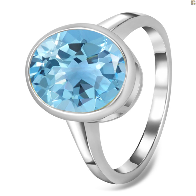 Blue Topaz Ring