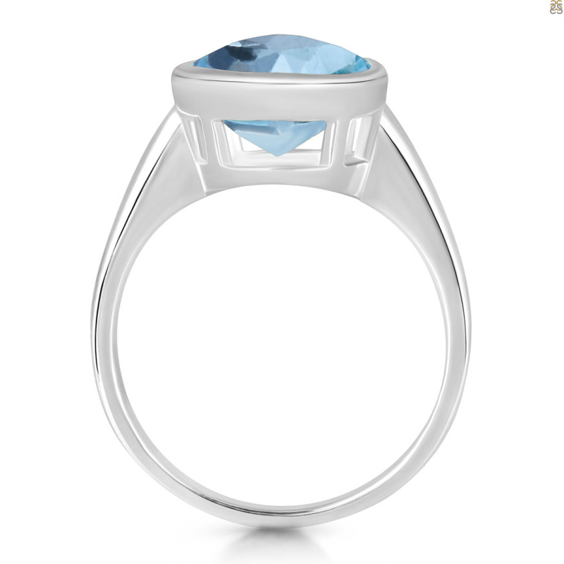 Blue Topaz Ring BTZ-RDR-1806.