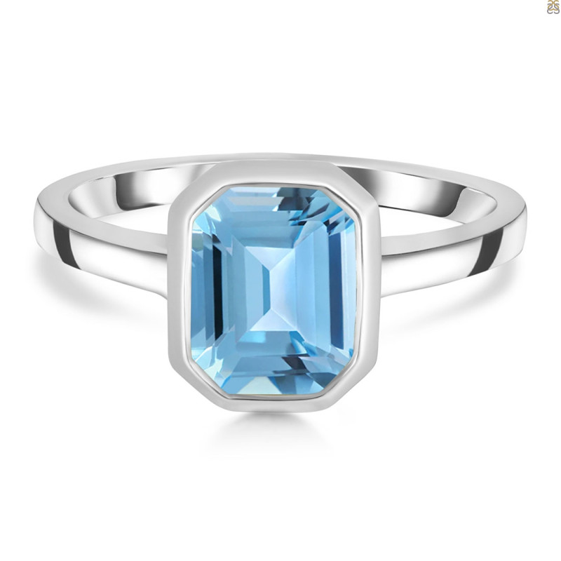 Blue Topaz Ring BTZ-RDR-1903.