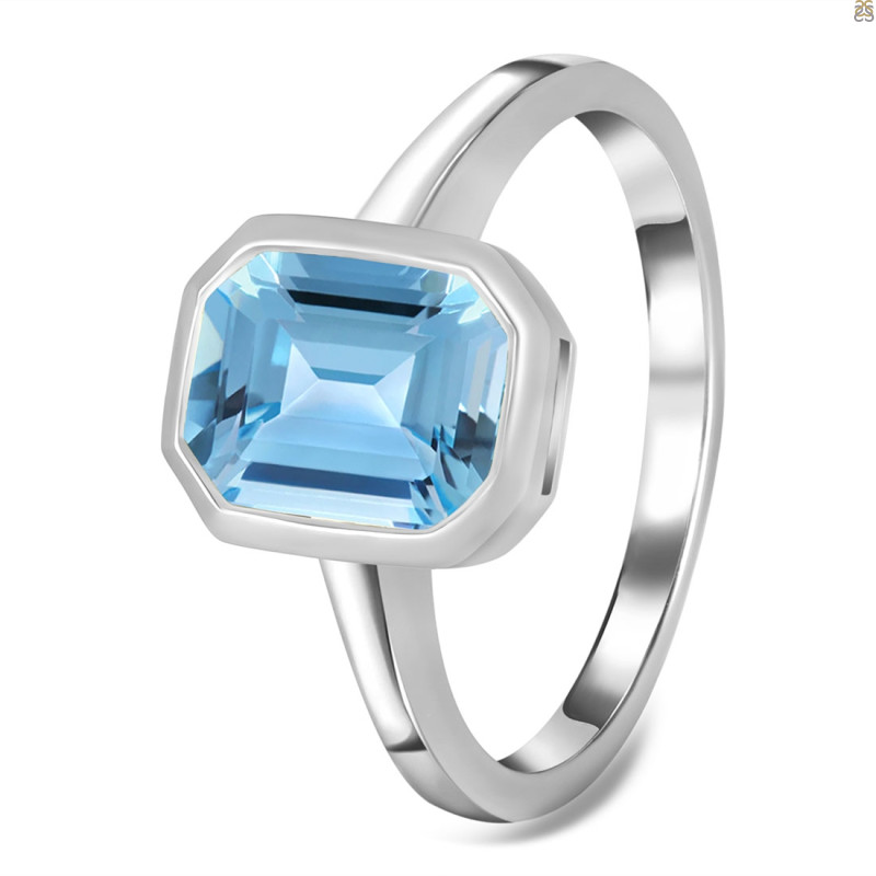 Blue Topaz Ring
