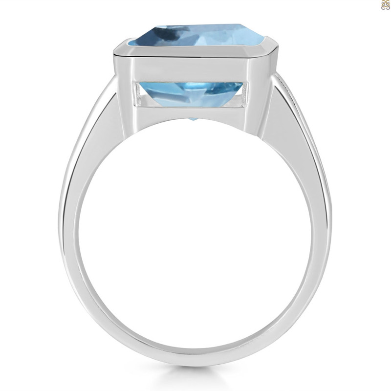 Blue Topaz Ring BTZ-RDR-1917.