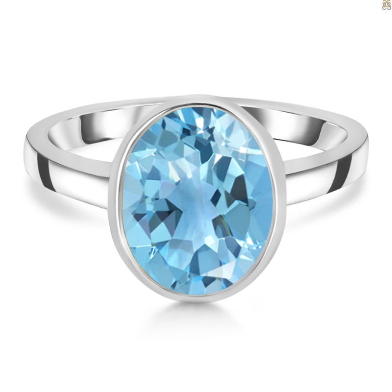 Blue Topaz Ring BTZ-RDR-1924.