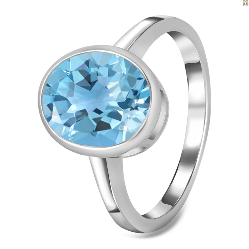 Blue Topaz Ring