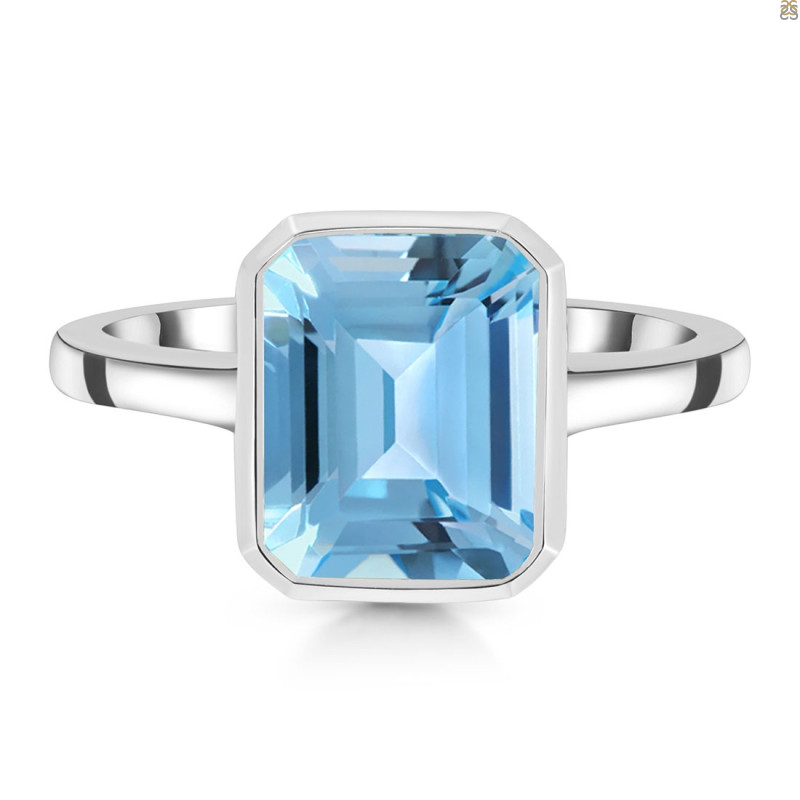 Blue Topaz Ring BTZ-RDR-1926.
