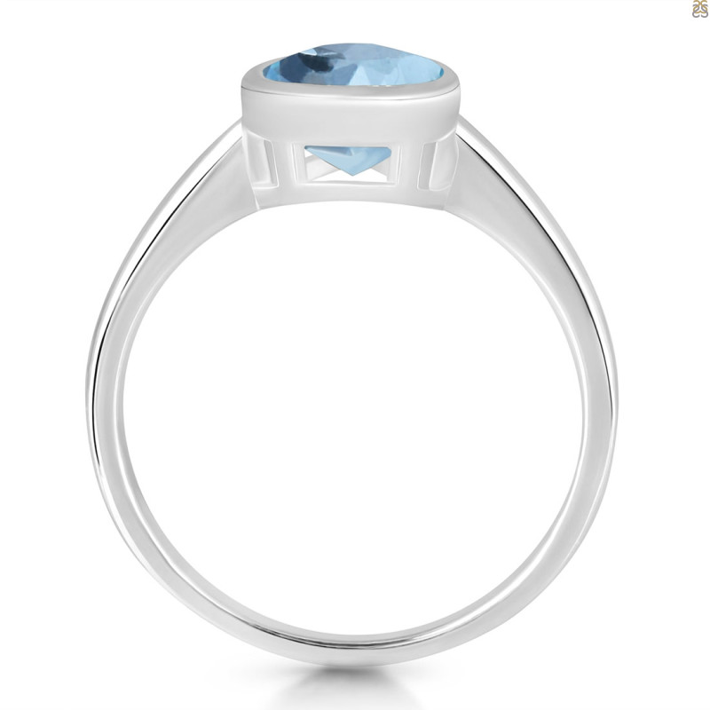 Blue Topaz Ring BTZ-RDR-2763.