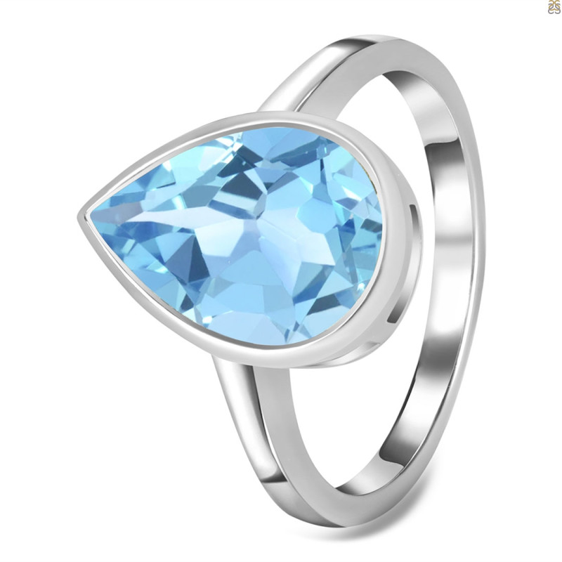 Blue Topaz Ring