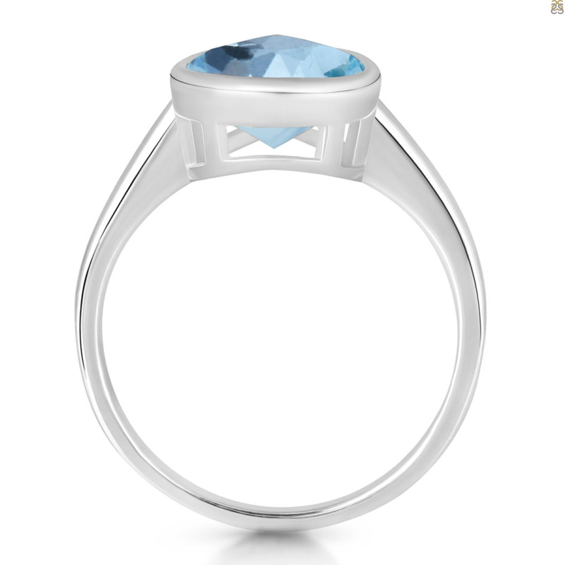 Blue Topaz Ring BTZ-RDR-2852.