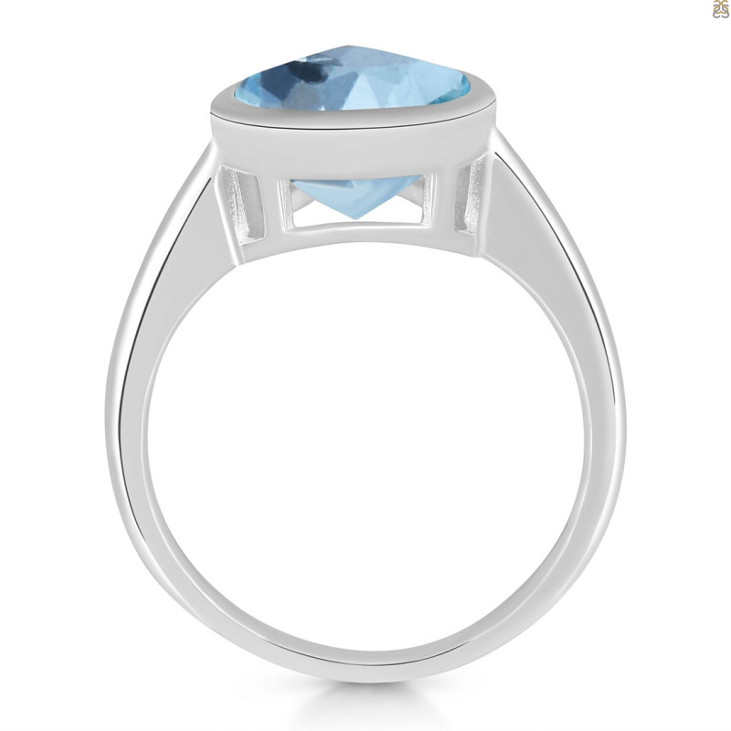 Blue Topaz Ring BTZ-RDR-2853.