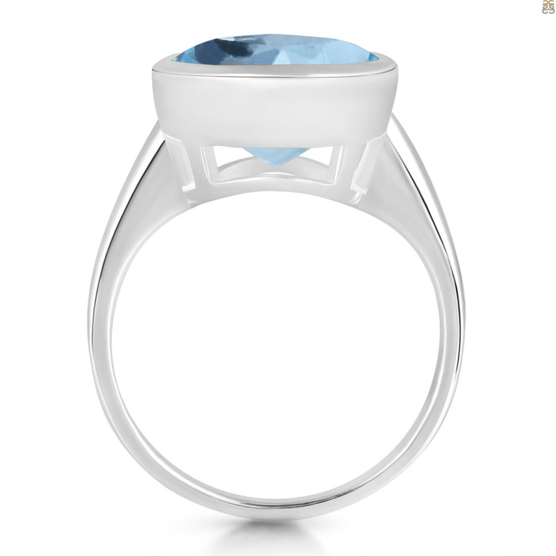 Blue Topaz Ring BTZ-RDR-2855.
