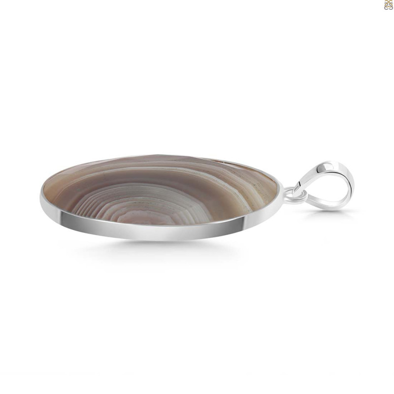 Botswana Agate Pendant-SP BWA-1-10