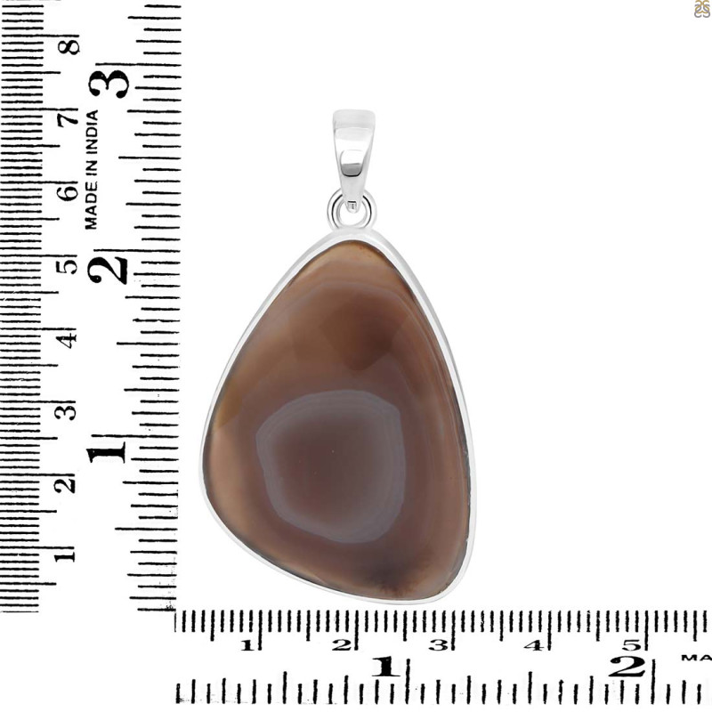 Botswana Agate Pendant-SP BWA-1-15