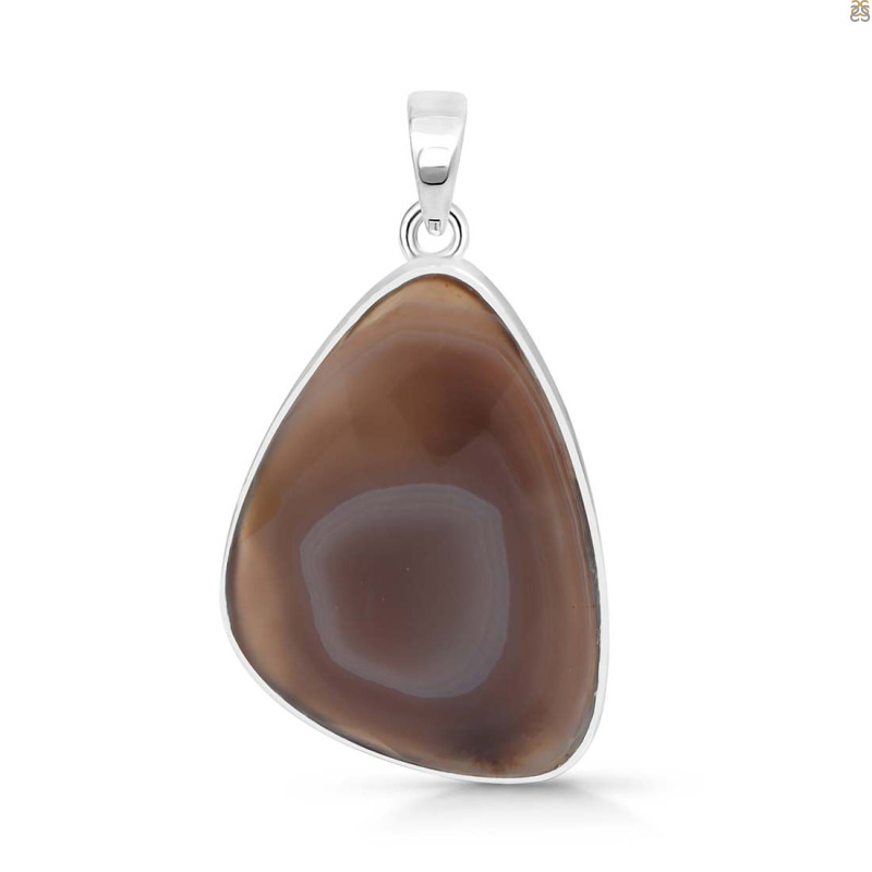 Botswana Agate Pendant-SP BWA-1-15