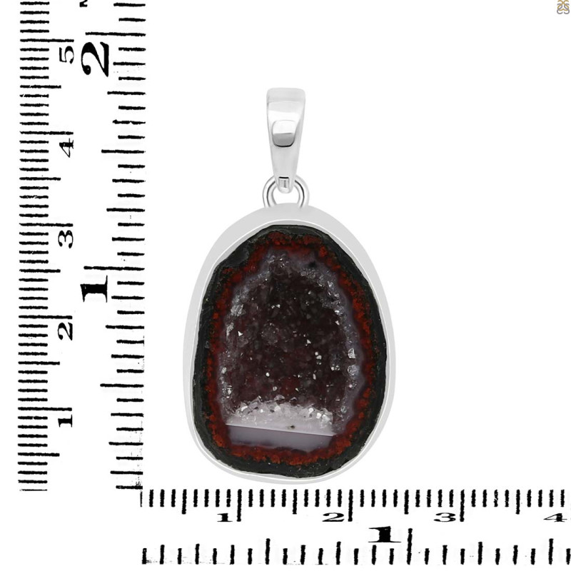 Coconut Geode Pendant-SP CCG-1-11