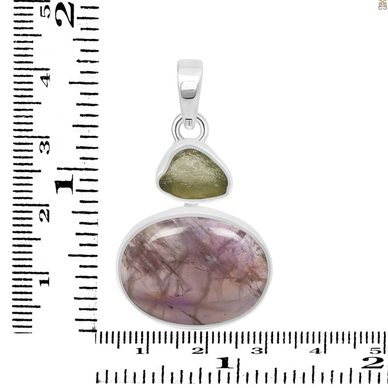 Cacoxenite Pendant-2SP CCO-1-108