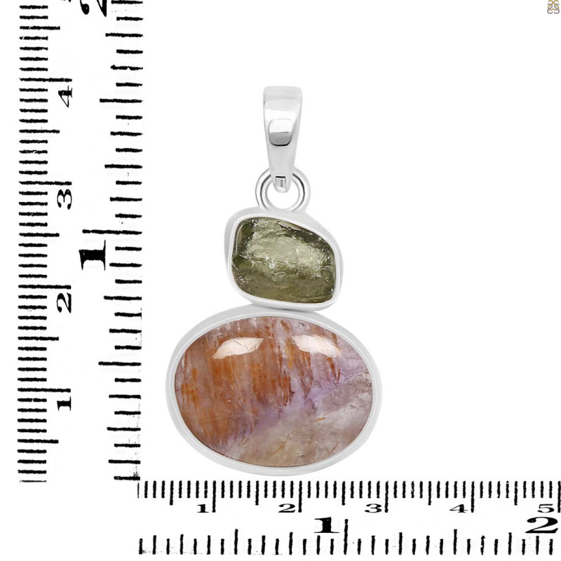 Cacoxenite Pendant-2SP CCO-1-240