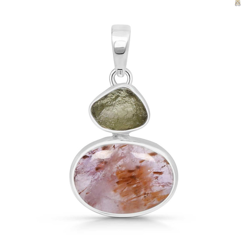Cacoxenite Pendant-2SP CCO-1-66