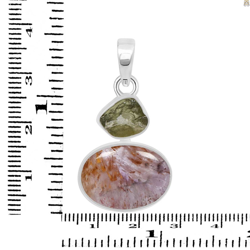 Cacoxenite Pendant-2SP CCO-1-77