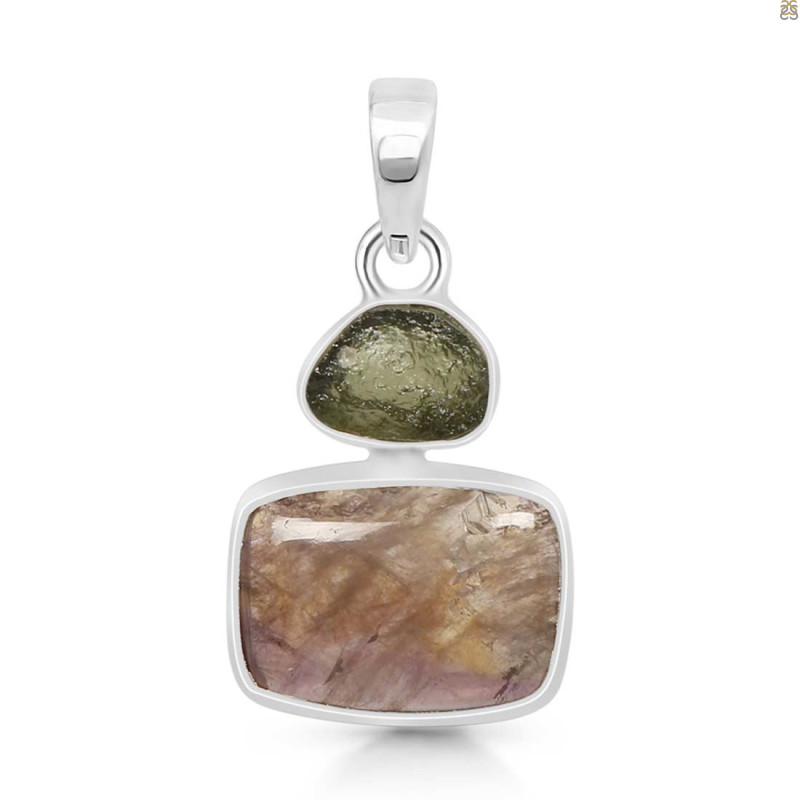 Cacoxenite Pendant-2SP CCO-1-81