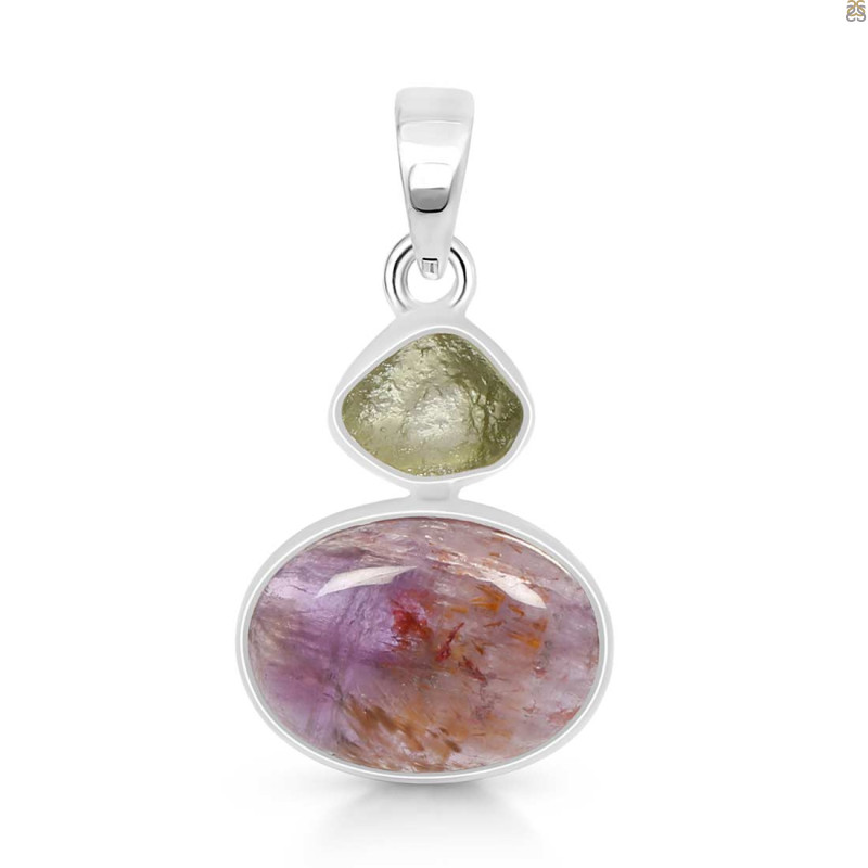 Cacoxenite Pendant-2SP CCO-1-87