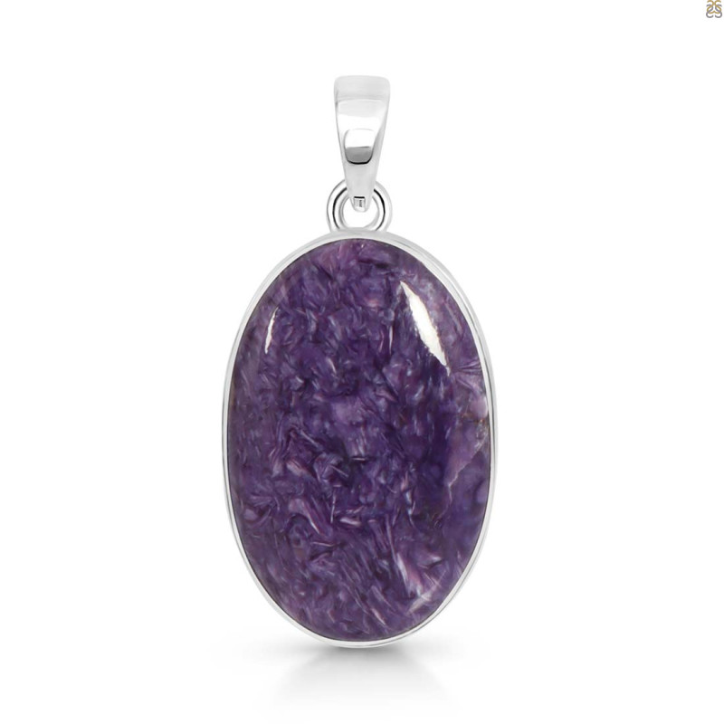 Charoite Pendant-SP CHR-1-37