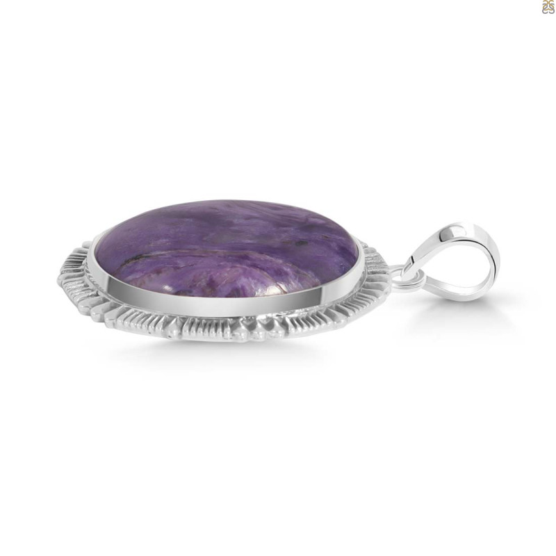 Charoite Pendant-SP CHR-1-46