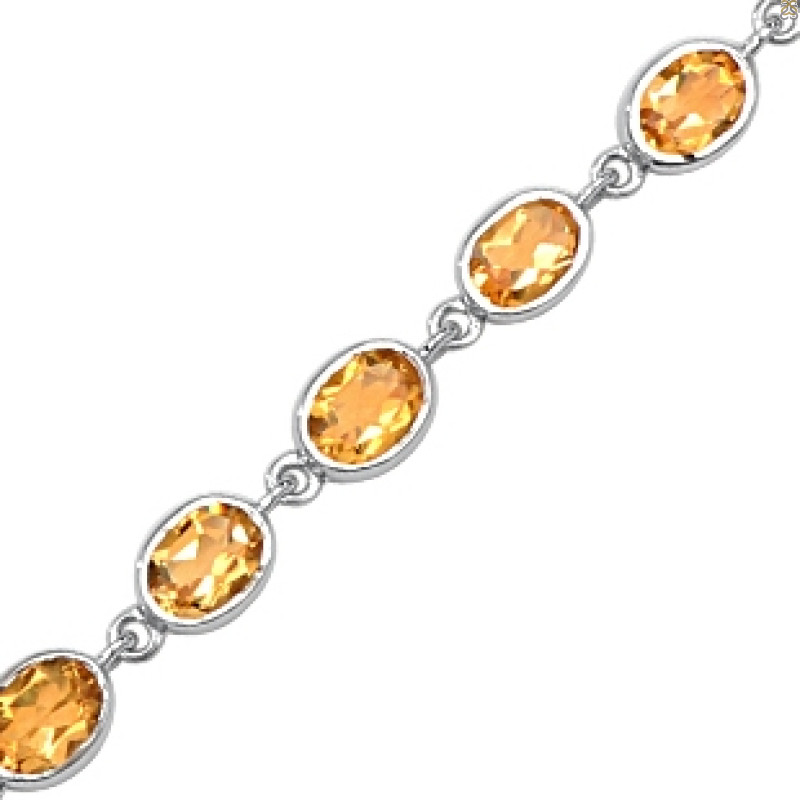 Citrine Bracelet CIT-RDB-114-CUT.