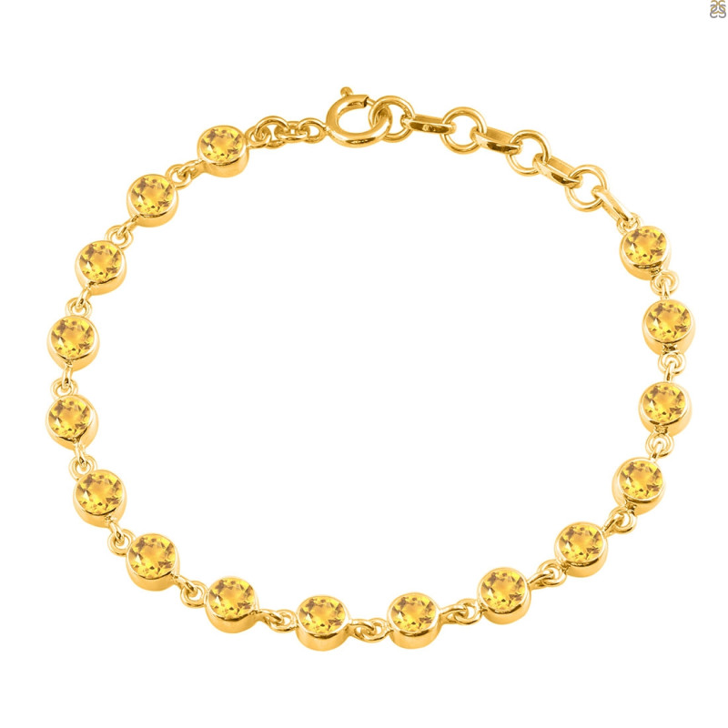 Citrine Bracelet CIT-RDB-118-CUT.