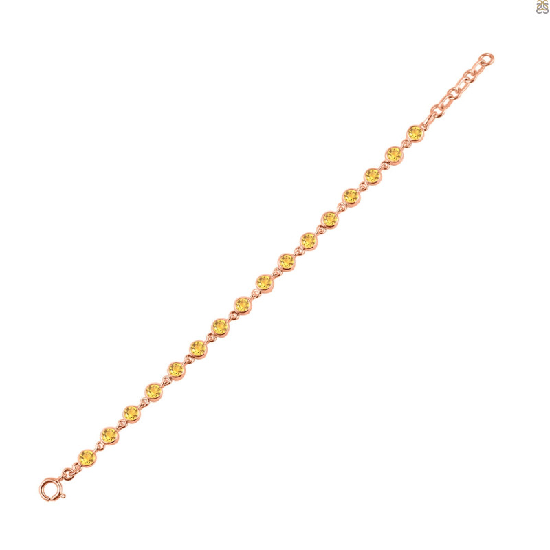 Citrine Bracelet CIT-RDB-118-CUT.