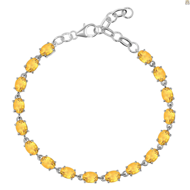 Citrine Bracelet CIT-RDB-69-CUT.
