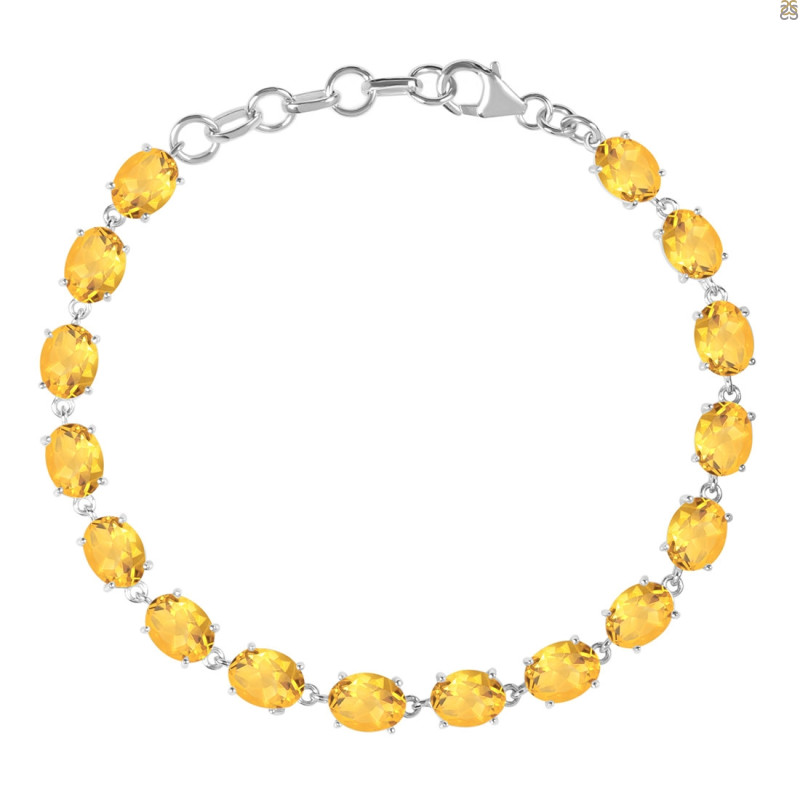 Citrine Bracelet CIT-RDB-72-CUT.