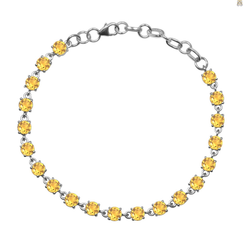 Citrine Bracelet CIT-RDB-74-CUT.