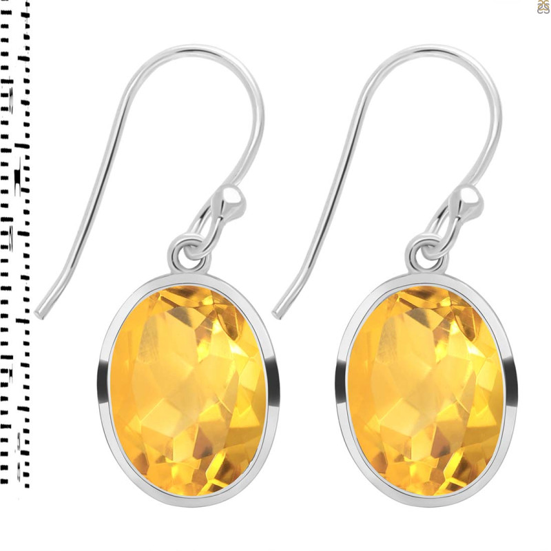 Citrine Earring CIT-RDE-1246.