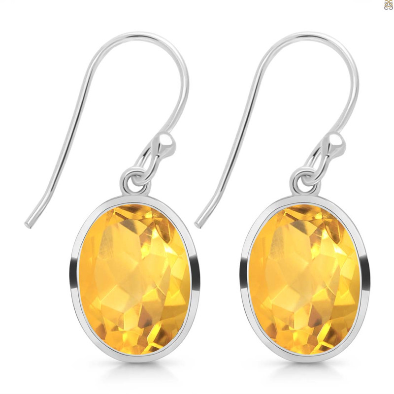Citrine Earring CIT-RDE-1246.