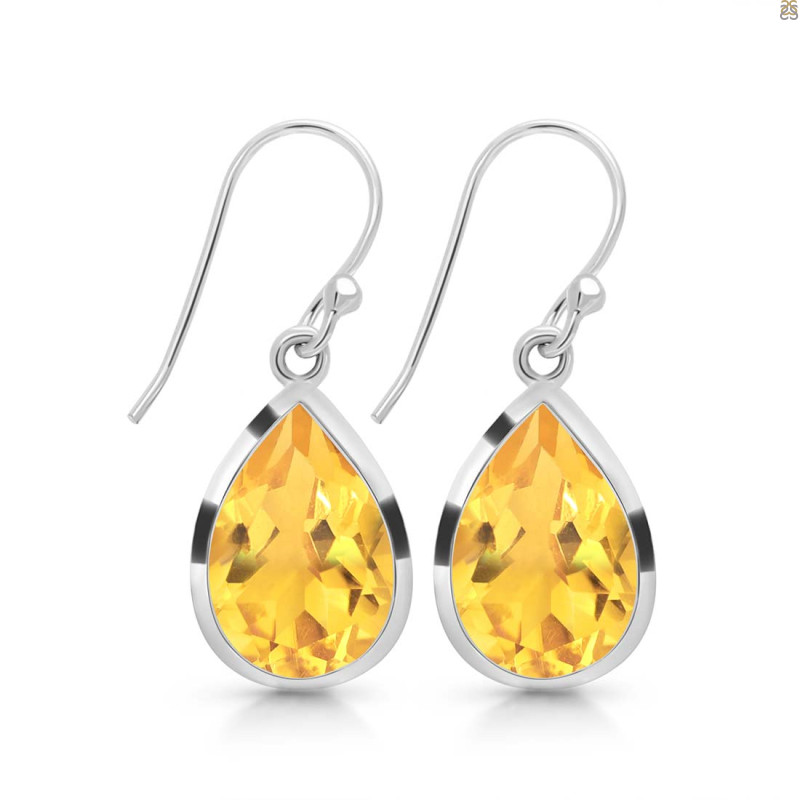 Citrine Earring CIT-RDE-1252.