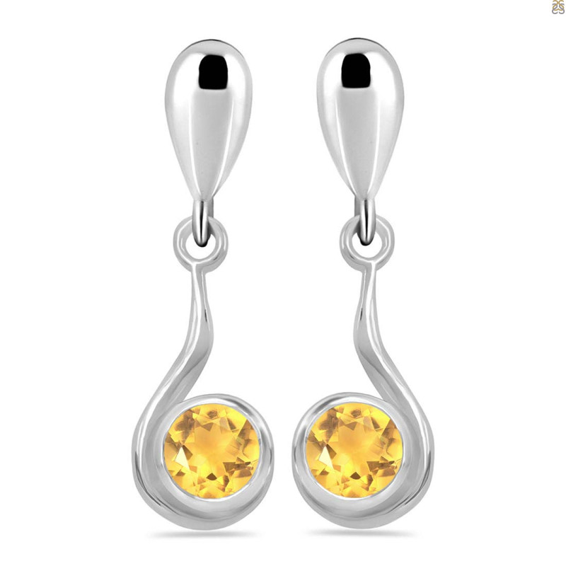 Citrine Earring CIT-RDE-18.